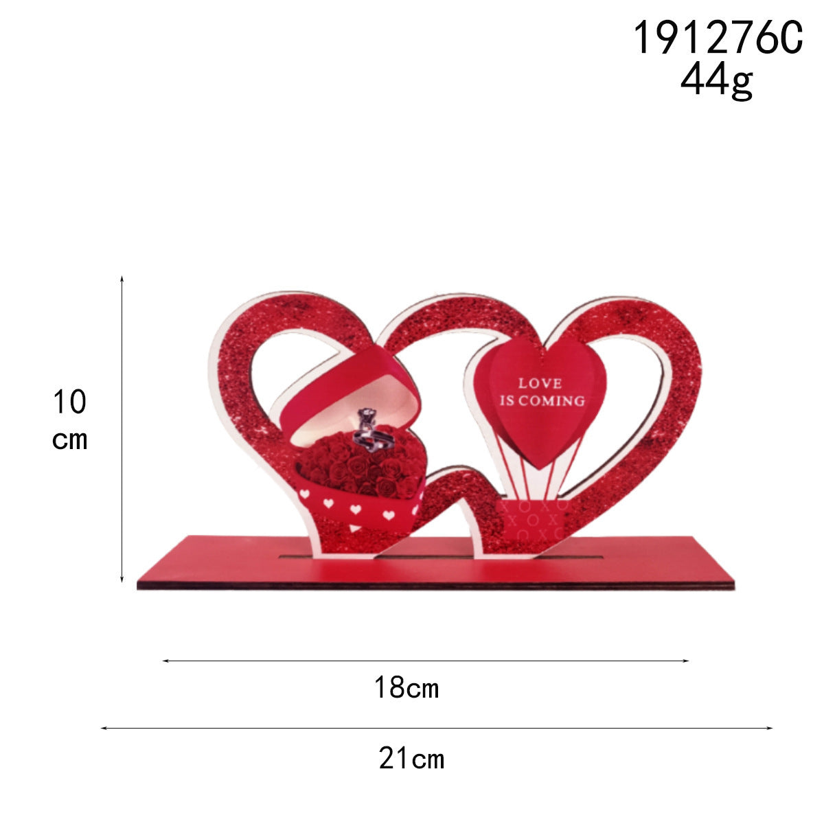 Valentine's Day Desktop Wooden Artware Decorations Ornaments