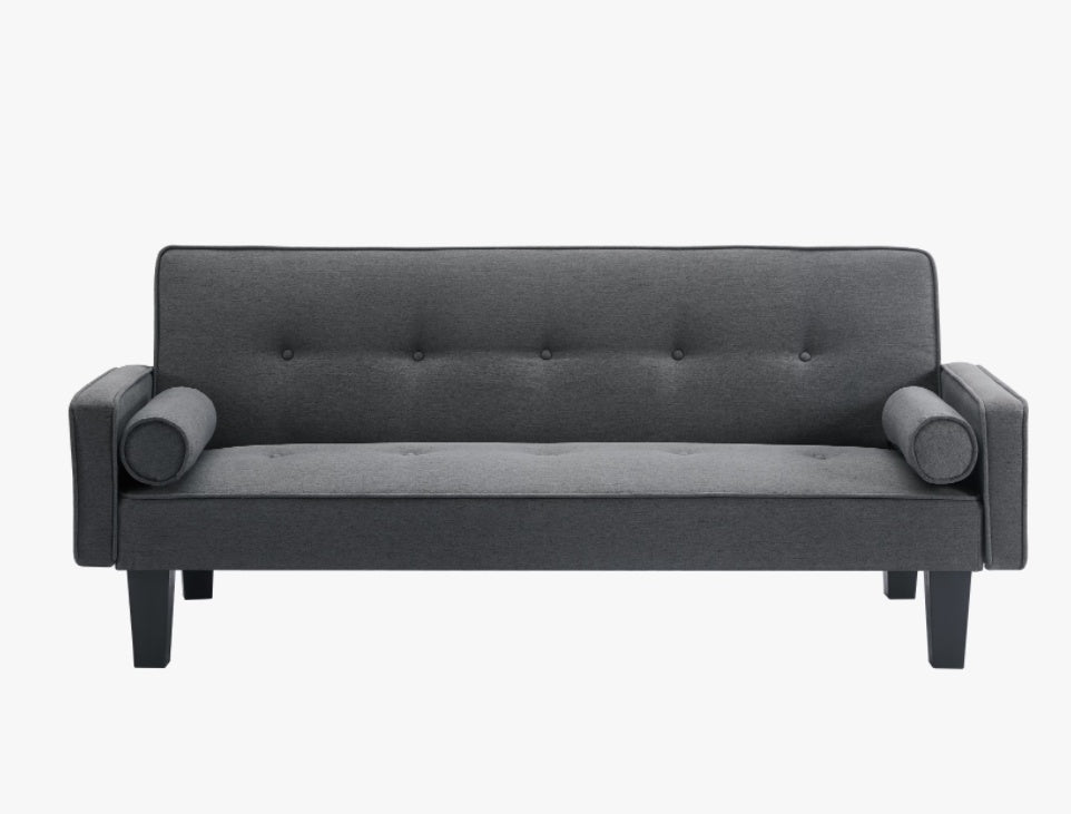 Canapea din stofa, Mobila Medieval Love Seat, Cu Perne, Canapea Tufted Button pentru Sufragerie, Design Pull Point