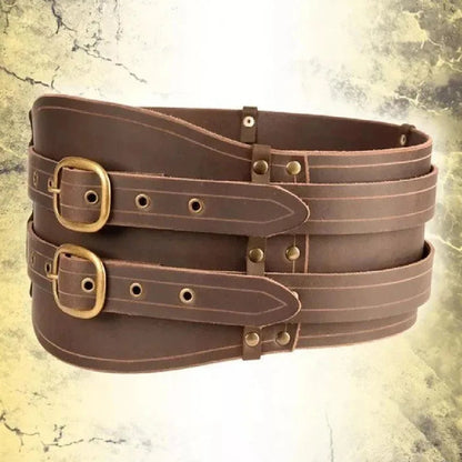 Wish Halloween Crăciun Medieval Knight Belt Retro Wide Belt Fashion Belt Recuzită Accesorii