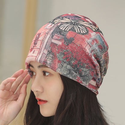 Baotou Silk Scarf Thin Air Conditioning Hat After Chemotherapy