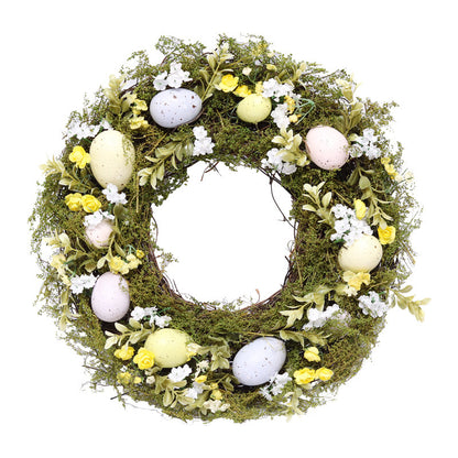 Nordic Easter Egg Simulation Garland Easter Decoration Door Pendant