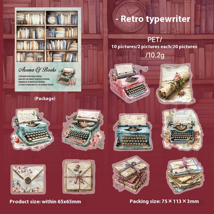 Frumoasa Zi Retro Autocolante PET Caiet Colaj Materiale Decorative DIY