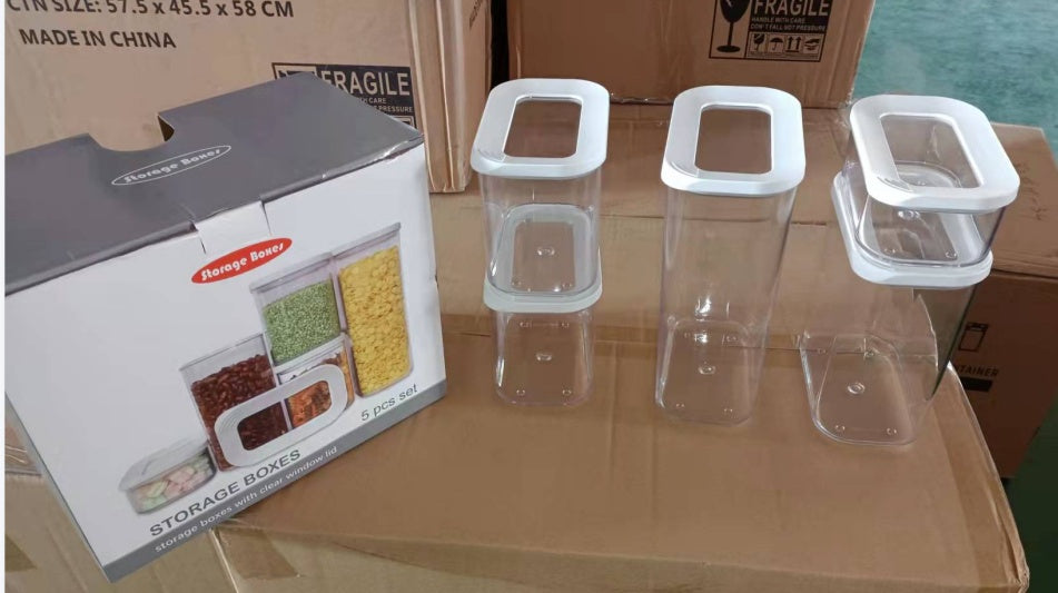 Airtight Transparent Kitchen Skylight Food Storage Container