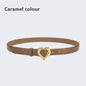 Personalized Love Leather Belt Female Fashion Belt Decoration