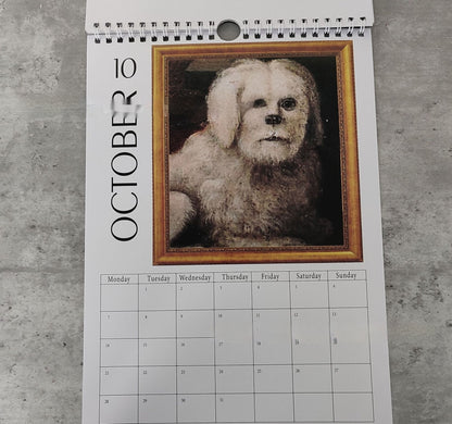 Ugly Dog Calendar In Renaissance Paintings For Home Decoration