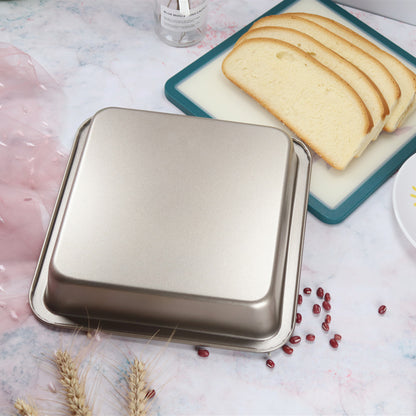 DIY Square Baking Pan Non-stick Cake Mold 8 Inch High Square Pan Square Cake Mold