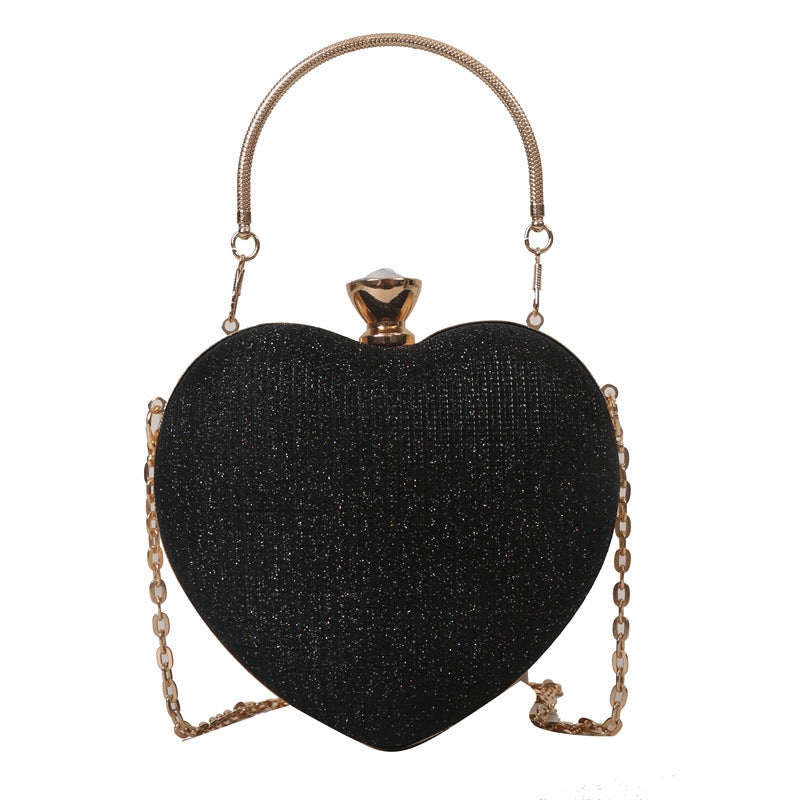 Banquet Bag Love Chain Shoulder Crossbody Handbag Valentines Day Outfit