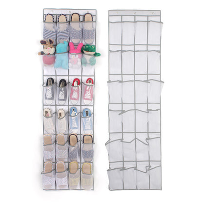 24 Pocket Shoe Space Door Hanging Storage Rack