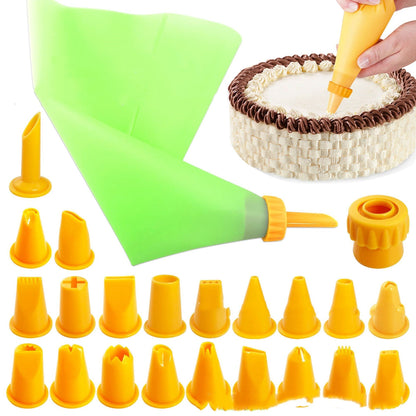 Squeeze nozzle piping bag