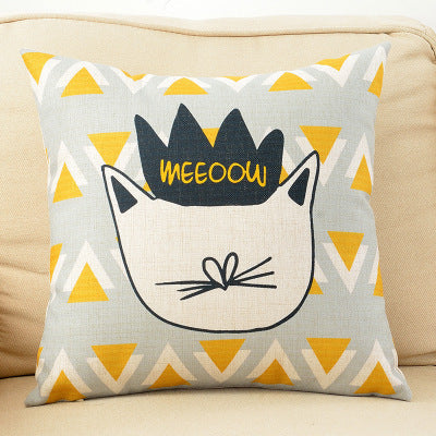 lovely cartooncouch pillow