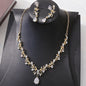 Bridal Rhinestone Zircon  Necklace