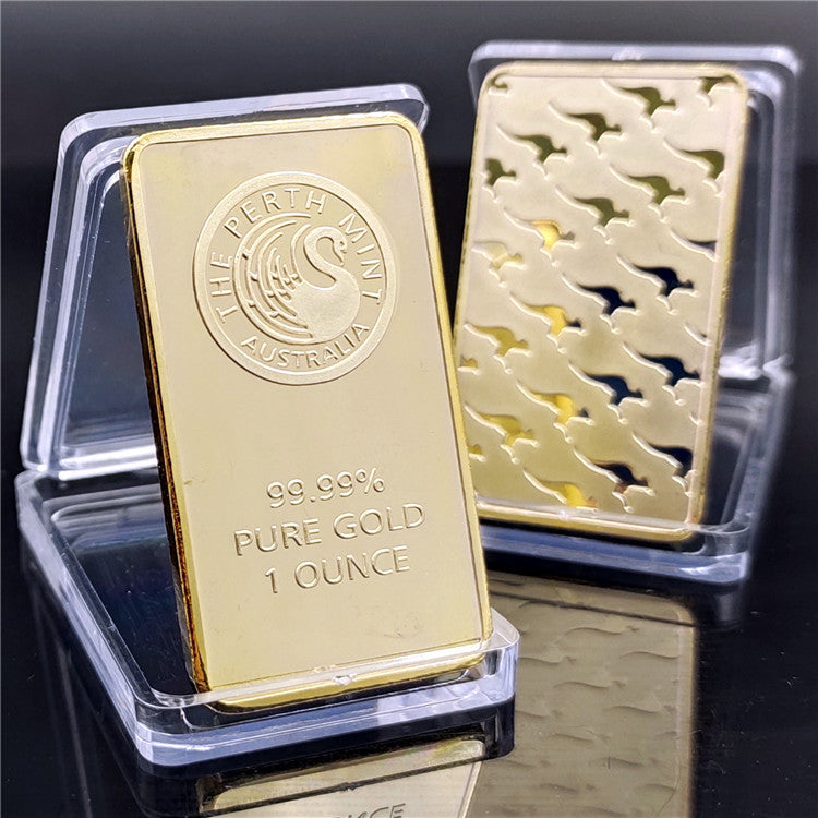 Alloy Plating Swan Square Commemorative Coin