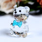 Cute Bear Crystal Figurine