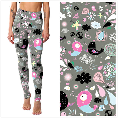 Personalized Digital Printing Kitten Leggings