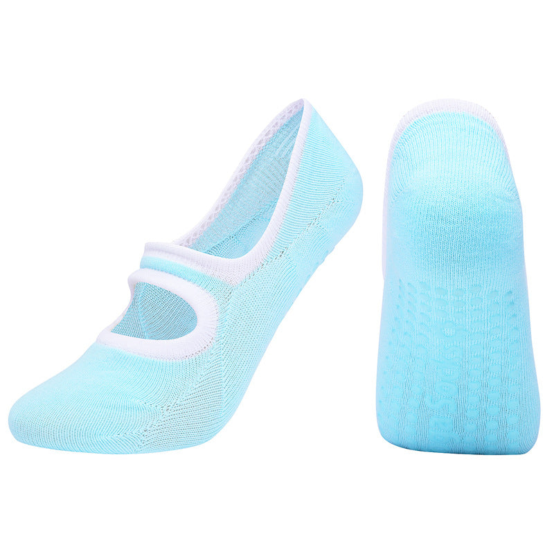 Female Simple Plus Size Backless Invisible Yoga Socks