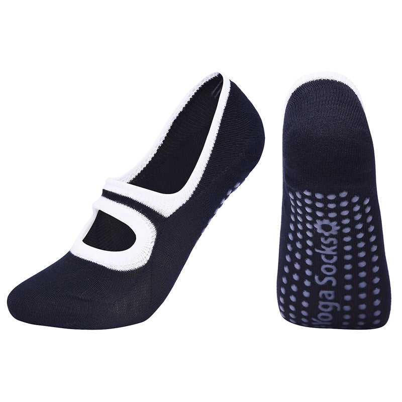 Female Simple Plus Size Backless Invisible Yoga Socks