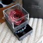 Eternal Flower Rose Jewelry Box for Birthday Presents Valentines Day Wedding Gift