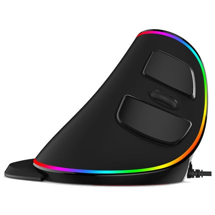 Vertikale ergonomische Snail RGB Anti-Maus-Handkabelmaus