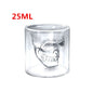 Skull Skull Double Transparent Glass