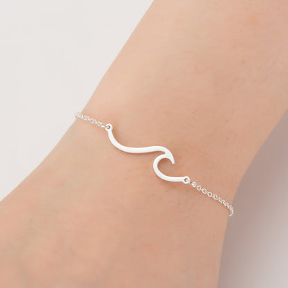 Women's Fashion Simple Wave HAILANG Necklace Bracelet