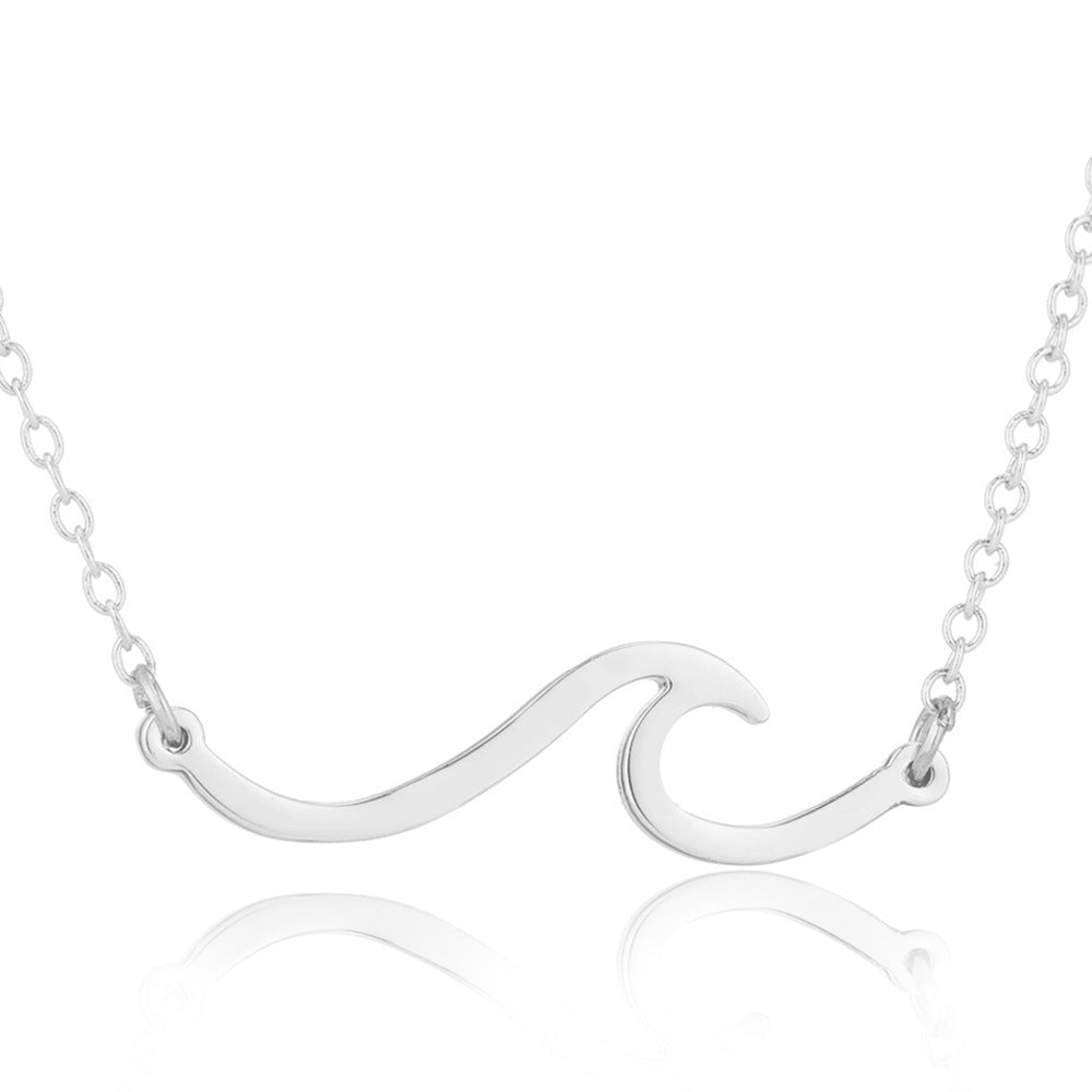 Women's Fashion Simple Wave HAILANG Necklace Bracelet