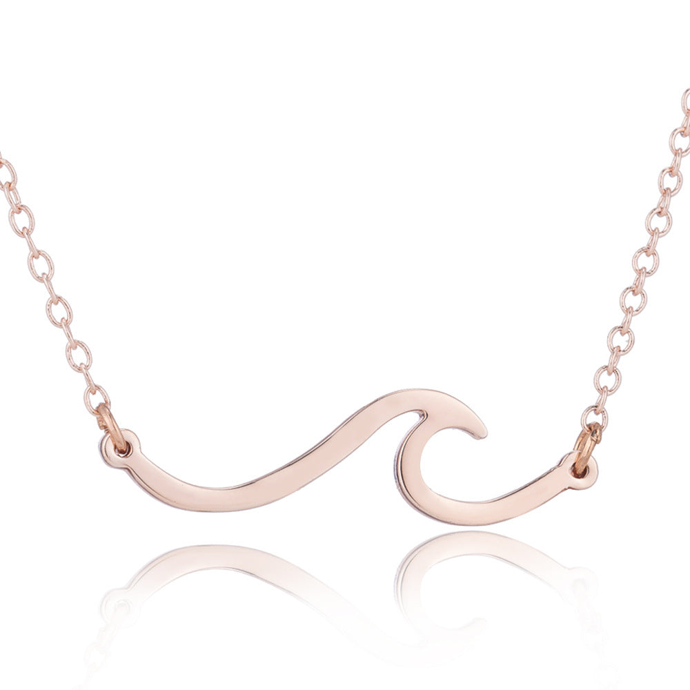 Women's Fashion Simple Wave HAILANG Necklace Bracelet