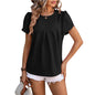 European And American Women's Clothing Casual V-neck Chiffon Shirt