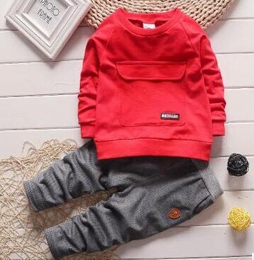 Toddler Baby Clothes Children Suit 0-3 Years Old Suit  Pants Children's Sportswear Boys Girls Children's Clothing Brand