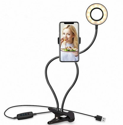 LED Selfie Ring Light for Live Adjustable Makeup Light-8cm Stand