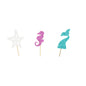 Mermaid Theme Birthday Decoration Party Supplies Children''s Party Decorations Dessert Cake Cards