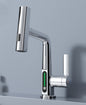 Intelligent Digital Display Faucet Pull-out Basin Faucet Temperature Digital Display Rotation