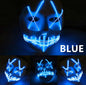 Halloween Led Glowing Full Face Mask