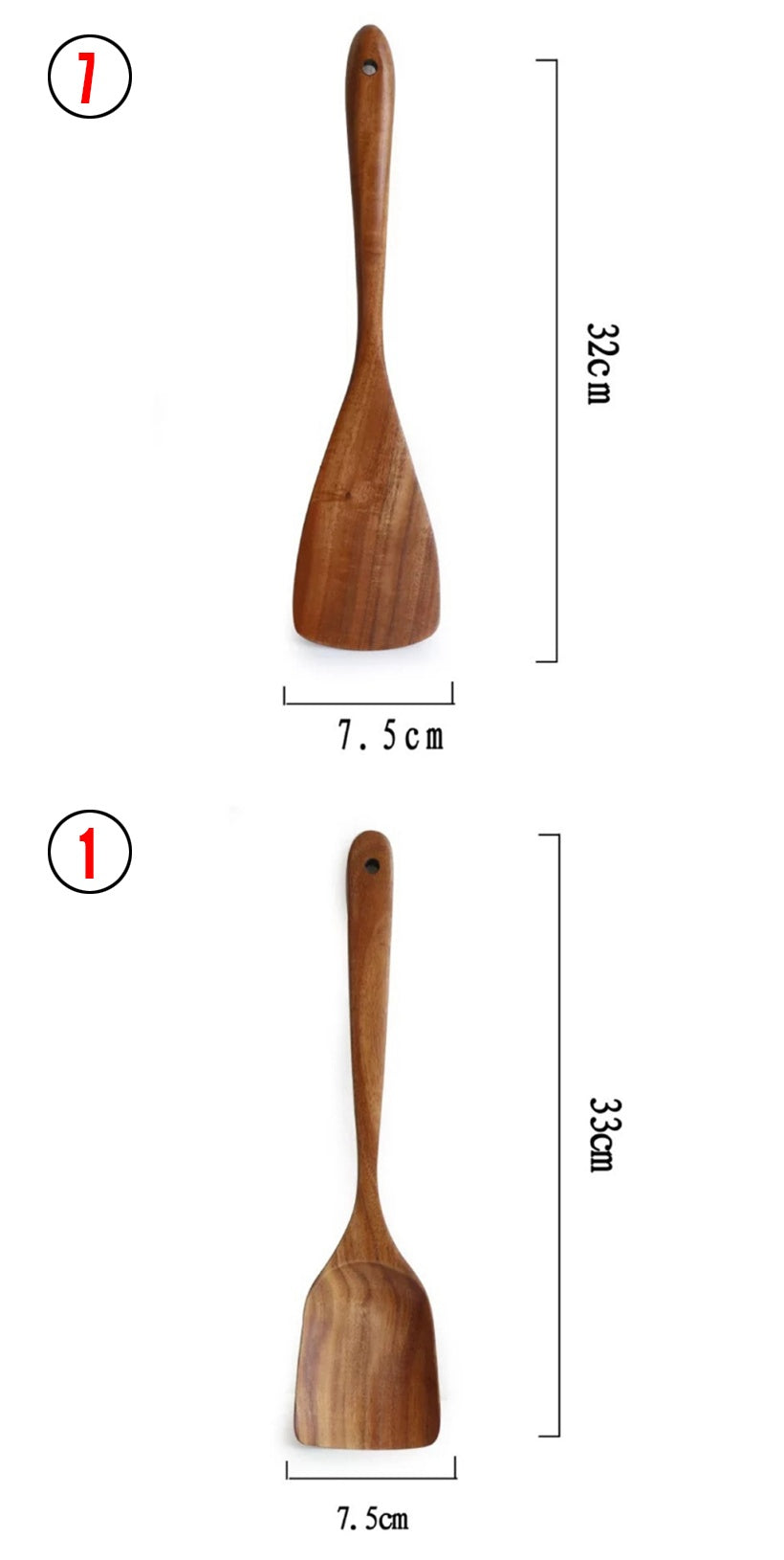 Thailand Teak Naturholz Geschirr Löffel Schöpfkelle Turner Lange Reis Sieb Suppe Schaumlöffel Kochlöffel Schaufel Küche Werkzeug Set