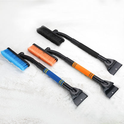 Car Cleaning Brush Ice Scraper Detachable Snow Shovel Brush Dust Remove Brush Auto Windshield Extendable Snow Brush Foam Handle