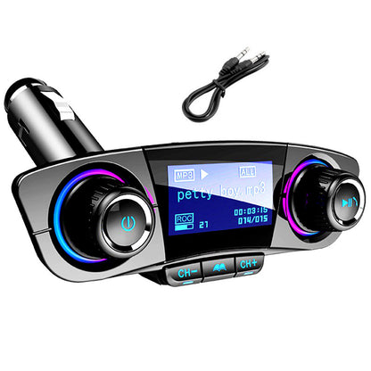 Încărcător auto fără fir Bluetooth Transmițător FM Player MP3 Adaptor radio USB SUA