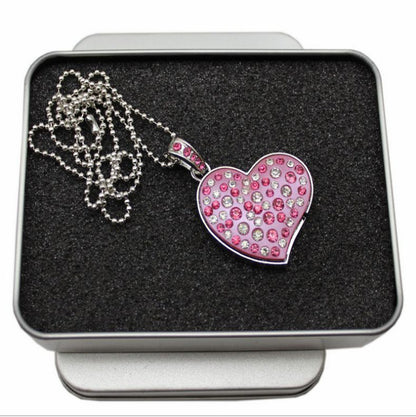 Heart Shaped USB Flash Drive With Drill