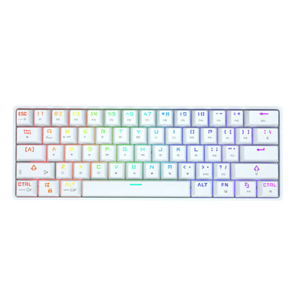 Wireless Bluetooth Keyboard Colorful PBT Keycaps Mechanical Keyboard