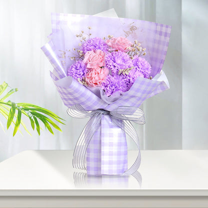 Carnation Soap Flower Simulation Rose Bouquet Mother'S Day 520 Valentine'S Day Gift For Girlfriend Teacher