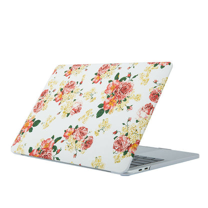 Compatible with Apple, Macbook Notebook Computer Protective Shell Air13 Shell Frosted Painted Marble Protective Cover