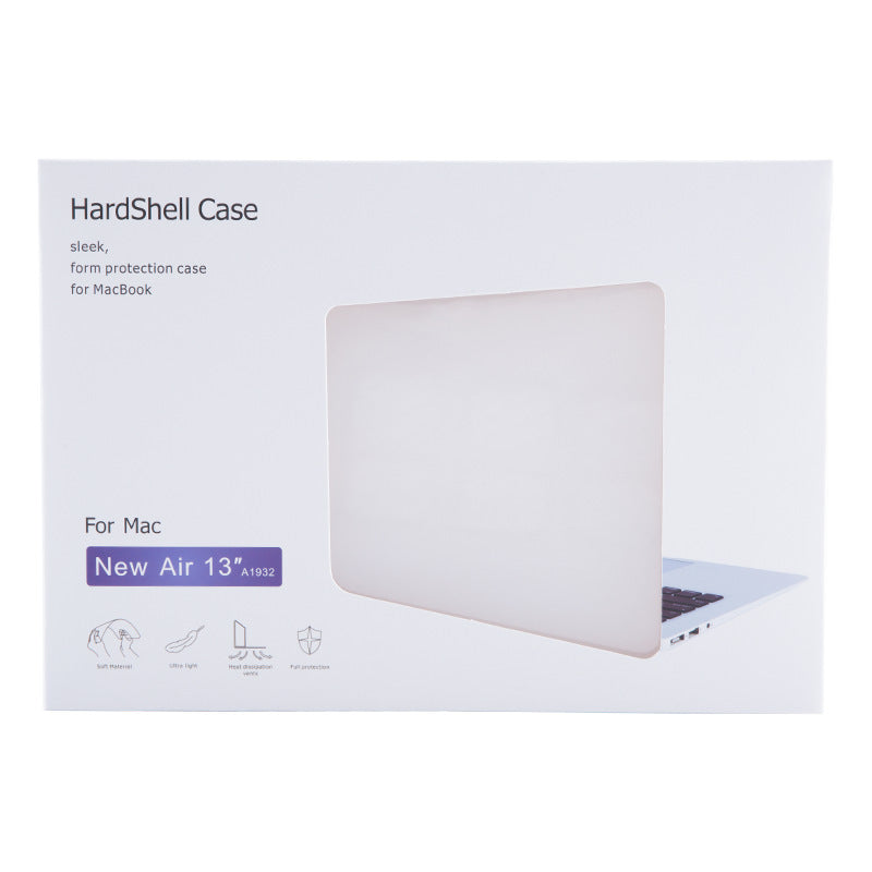 Compatible with Apple, Macbook Notebook Computer Protective Shell Air13 Shell Frosted Painted Marble Protective Cover