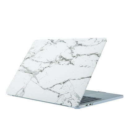 Compatible with Apple, Macbook Notebook Computer Protective Shell Air13 Shell Frosted Painted Marble Protective Cover