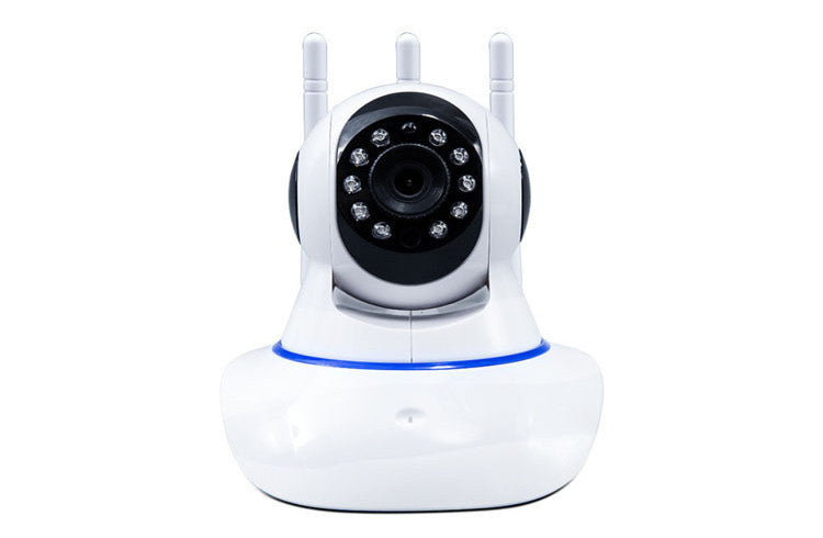 Intelligent Rotary Head Shaker Wifi Remote Wireless Network Three Antenna Camera Home Monitoring Hd Night Vision