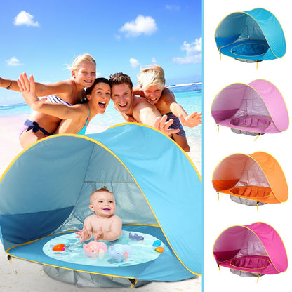 Baby Strand Zelt Kinder Outdoor Camping Einfach Falten Wasserdicht Up Sonne Markise Zelt UV-schutz