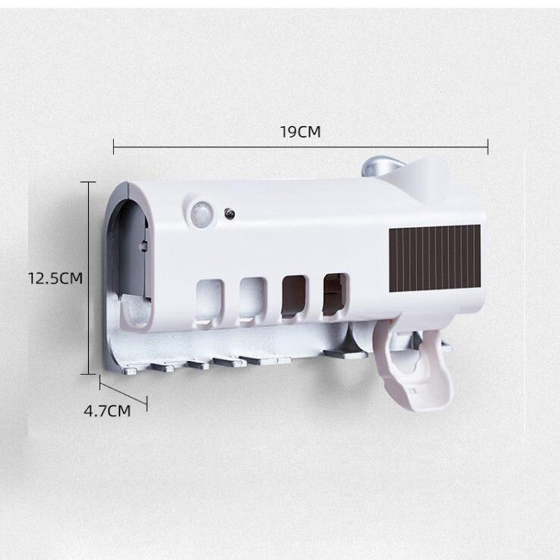 Sterilizator inteligent pentru periuță de dinți UV Sterizator automat pentru pastă de dinți Periuță de dinți Suport pentru pastă de dinți