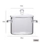 Glass Pot Stove Pot Kitchen Transparent Mini Soup Pot Stove Stove Cooking Tools Accessories