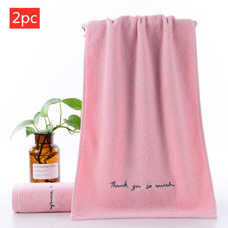 Absorbent Couple Towel Cotton Adult Face Wash Towel