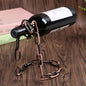 Suspended Wrought Iron Chain Red Wine Shelf Wine Bottle Decoration European Style