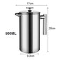 French Press Coffee Maker Stainless Steel Coffee Percolator