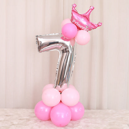 Birthday party aluminum balloon