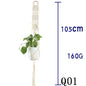 Flower Pot Net Bag Beige Cotton Rope Indoor Plant Hanger Hanging Basket Sling